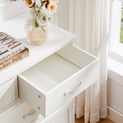 8-Drawer Bedroom Dresser – White