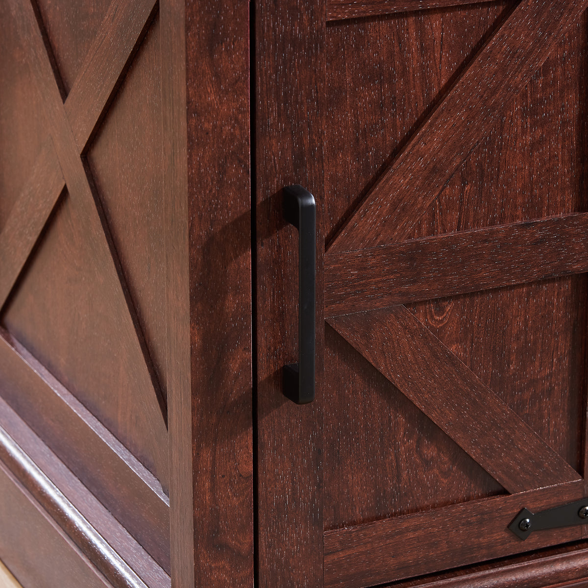 Farmhouse Nightstand – Oak Finish