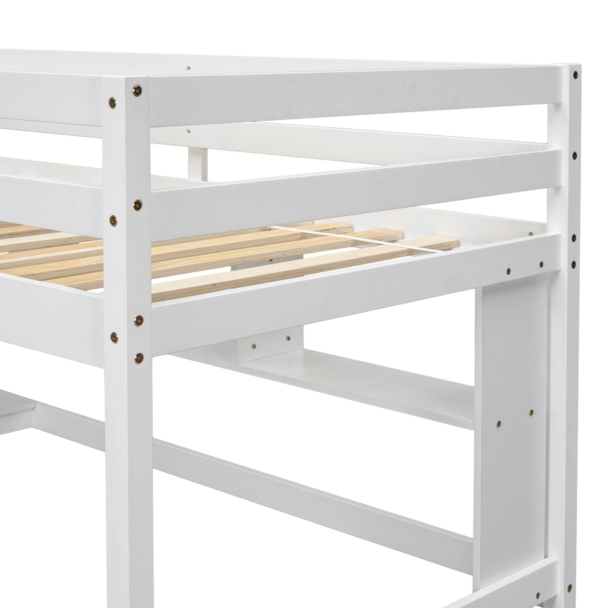 Twin Loft Bed White