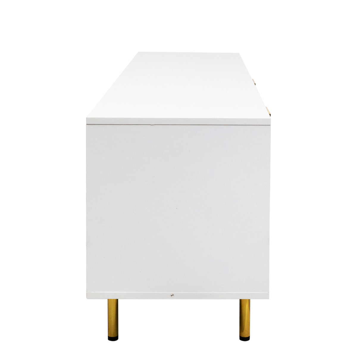 Warm White TV Cabinet – Modern Design
