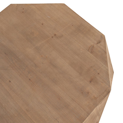 Embossed Pattern Coffee Table – Natural MDF