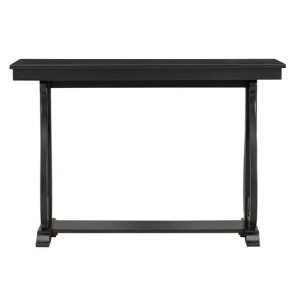 Rustic Console Table Black