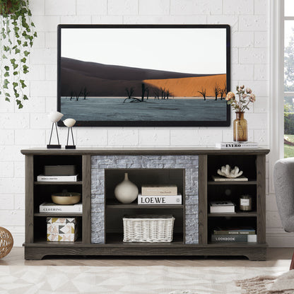 Stone Entertainment Console Gray