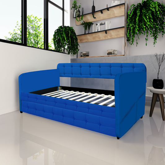 Blue Twin Beds Velvet