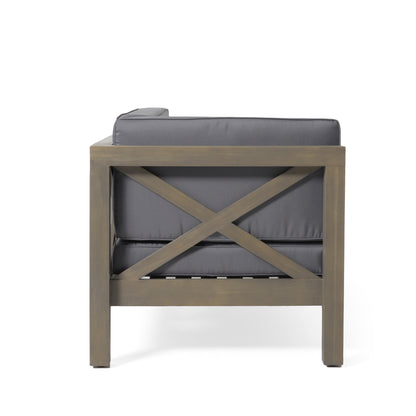 Brava Acacia Corner Bench Set