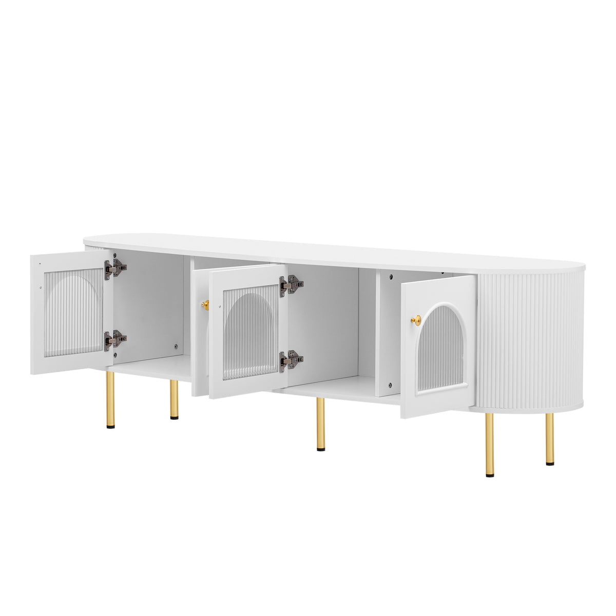 Modern TV Stand White
