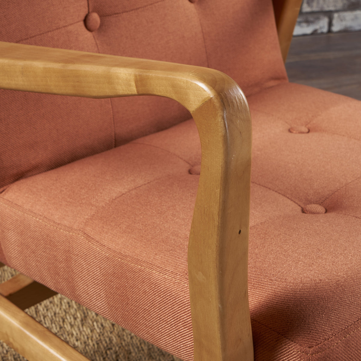 Classic Linen Club Chair – Beige