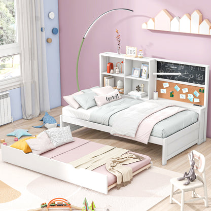 Twin Daybed with Storage White