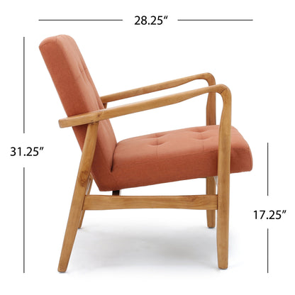 Classic Linen Club Chair – Beige