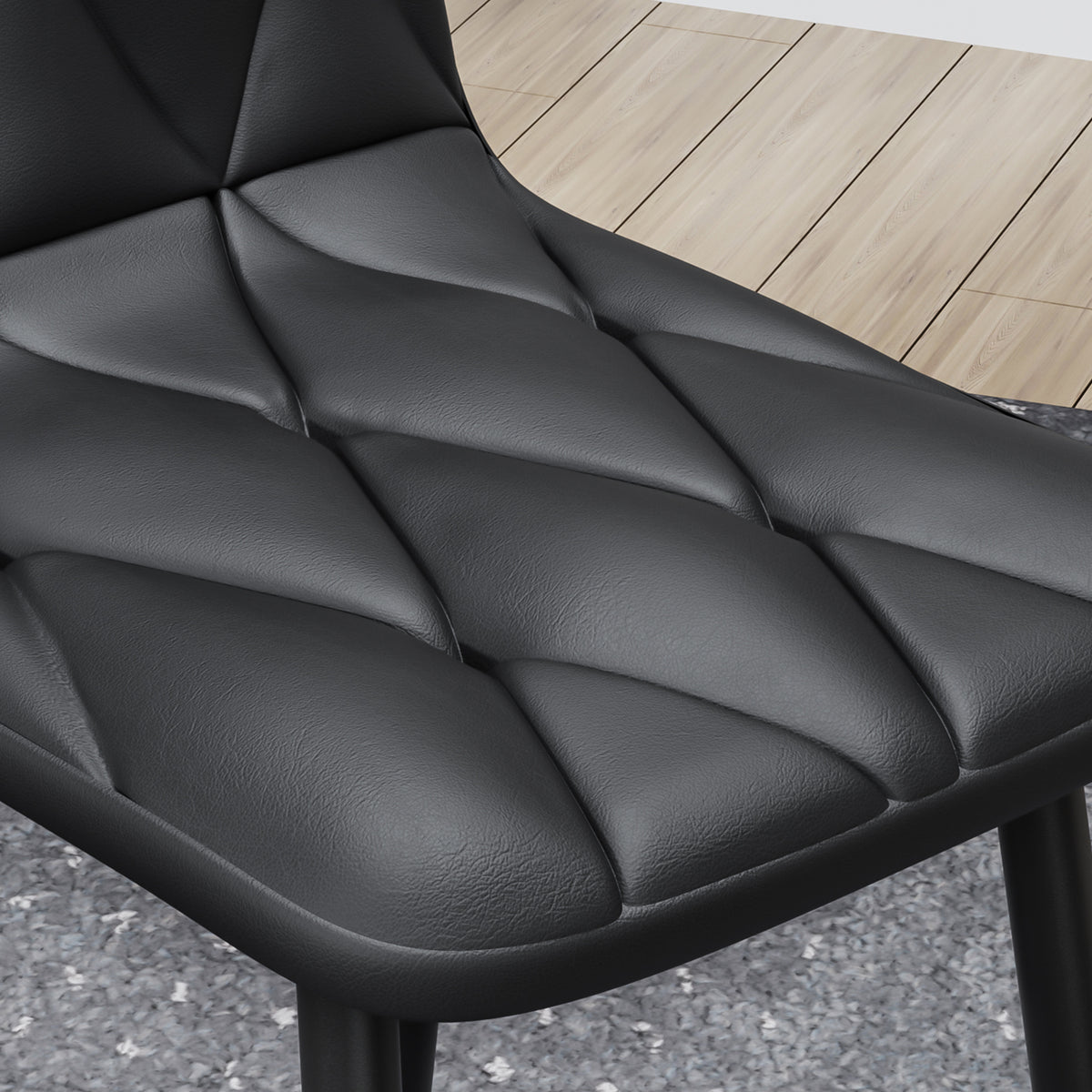 Modern Dining Chairs Set of 4 Gray