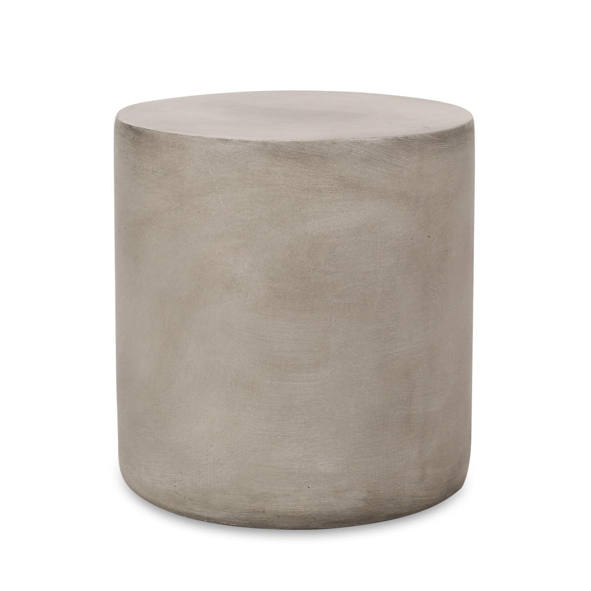 Concrete Accent Side Table – Light Gray