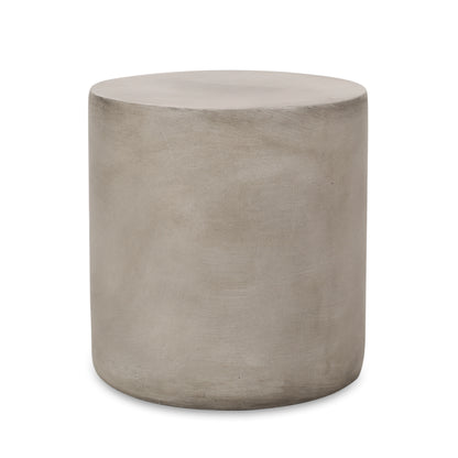 Concrete Accent Side Table – Light Gray