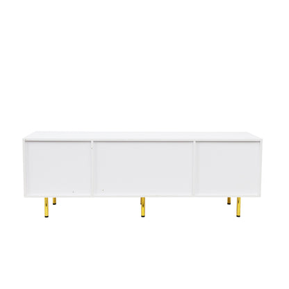 Warm White TV Cabinet – Modern Design