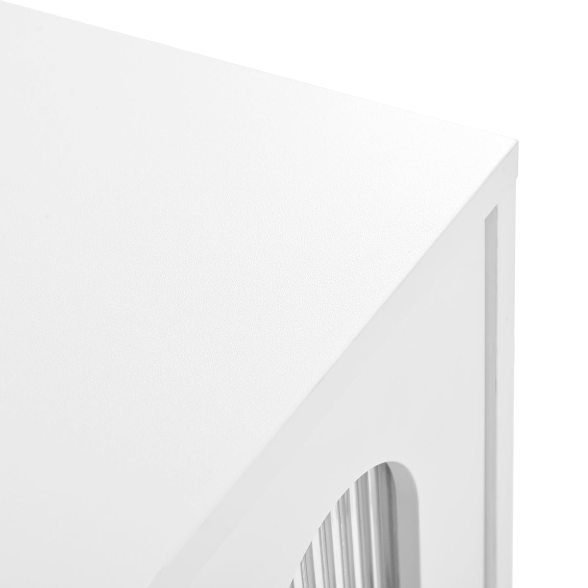 Cream Gloss LED TV Stand – 80”