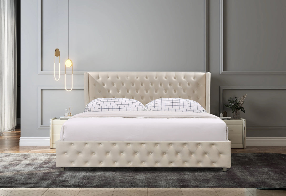 Adam Hydraulic Lift Up Storage Platform Queen Bed