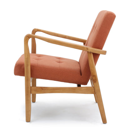 Classic Linen Club Chair – Beige