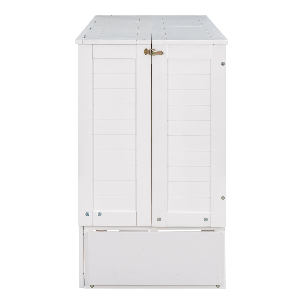 Queen Murphy Bed White