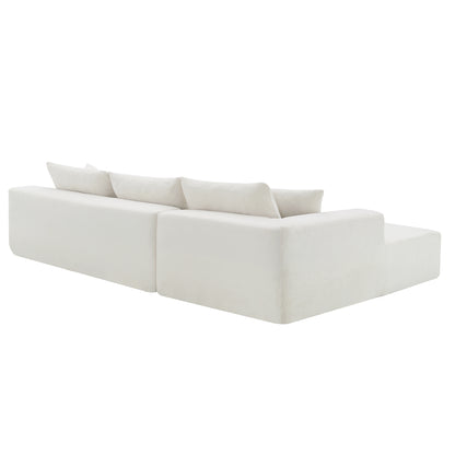 Modular Sectional Sofa – White Linen