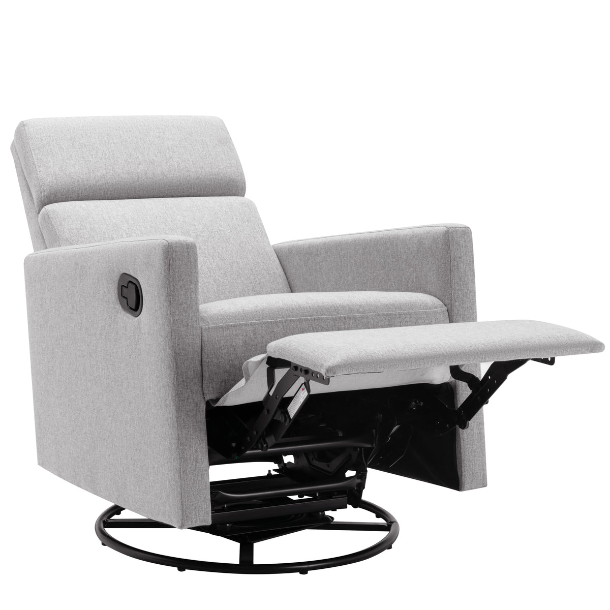 Upholstered Rocker Chair Gray