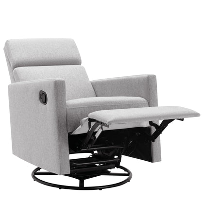 Upholstered Rocker Chair Gray
