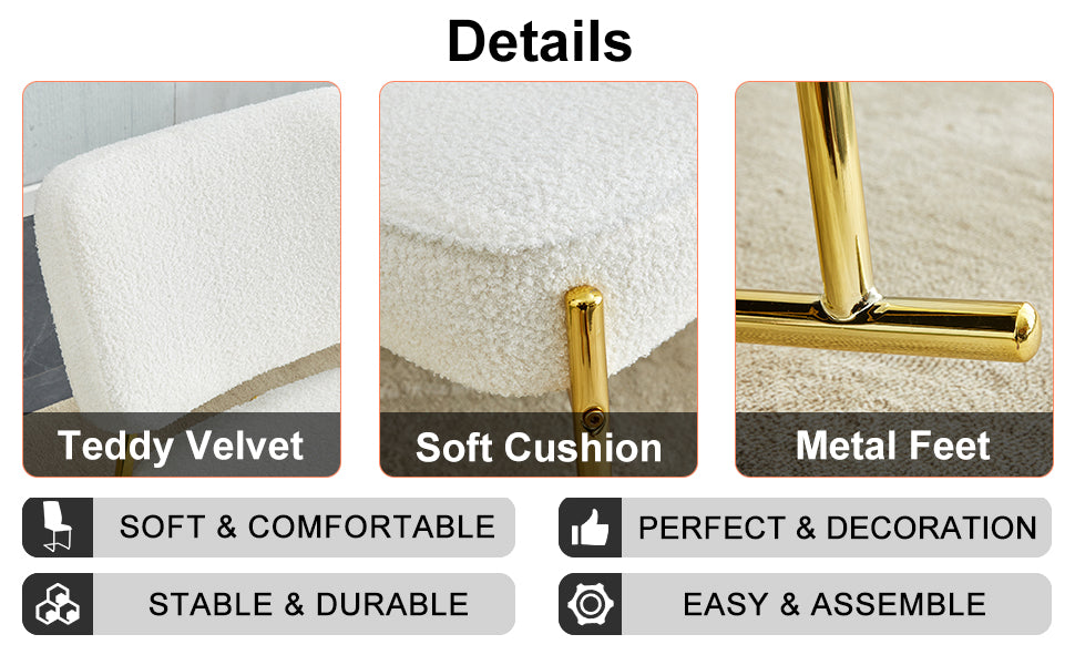 Suede Rocking Lounge Chair – Beige