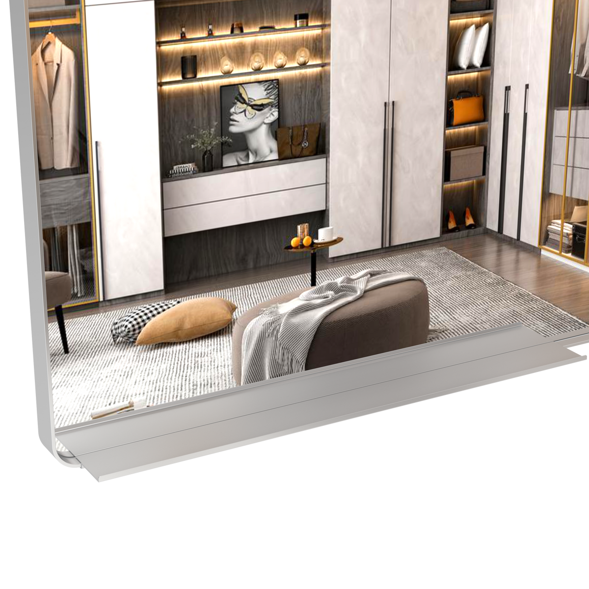 Wall Mirror Aluminum Frame