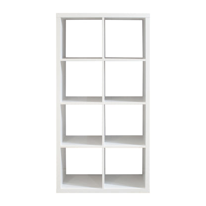 Smart Cube 8-Shelf Organizer White Finish