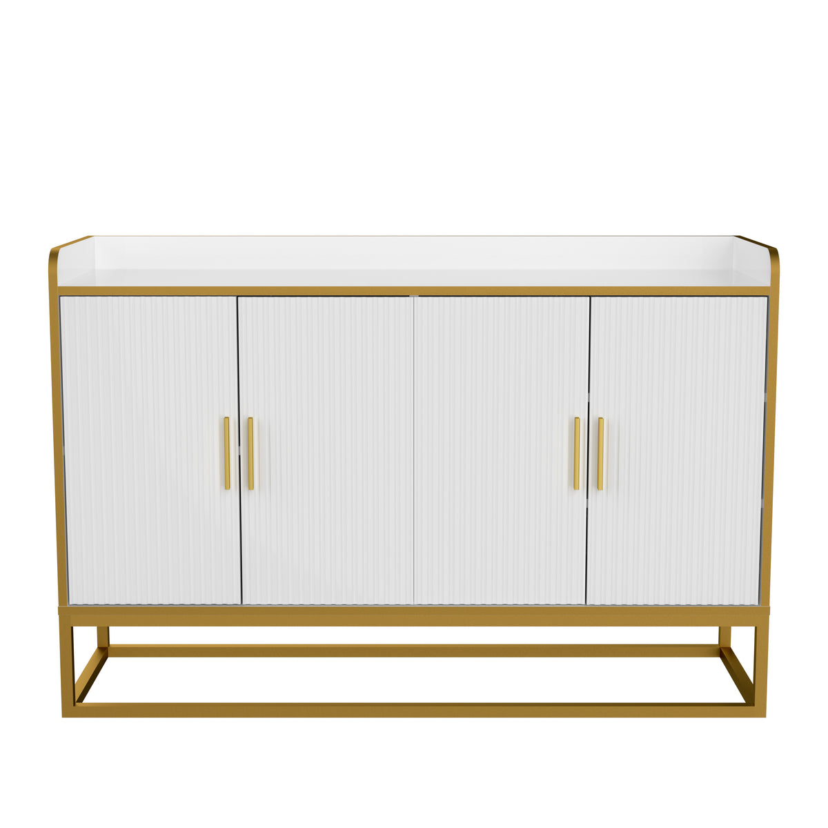 Modern Buffet Cabinet White Gloss