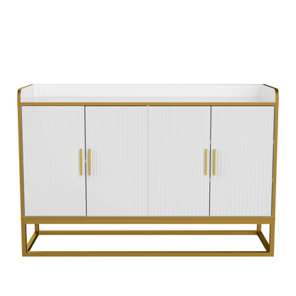 Modern Buffet Cabinet White Gloss