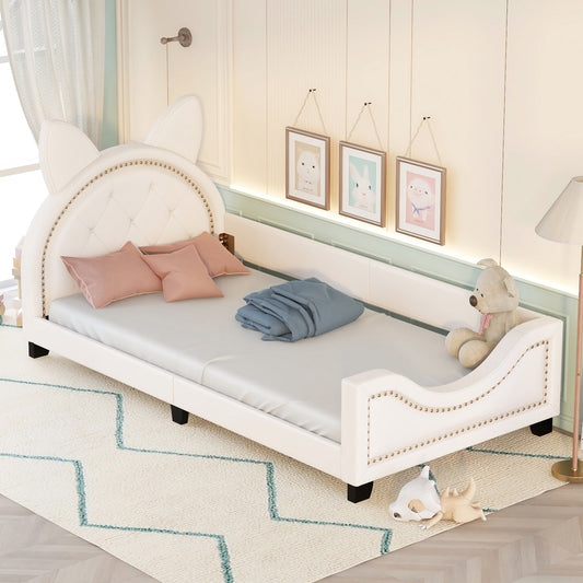 Twin Upholstered Daybed White