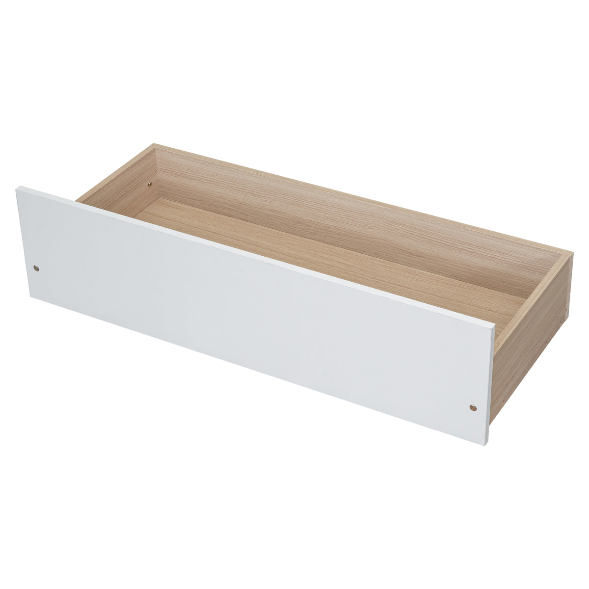 Full Bed with Bench White