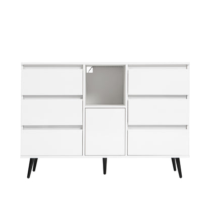 Modern LED Sideboard Cabinet White Gloss