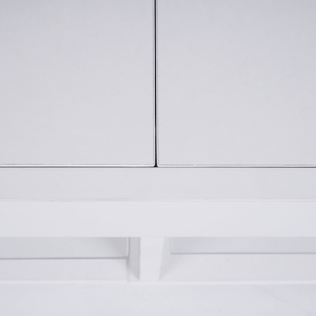 LED TV Stand High Gloss White