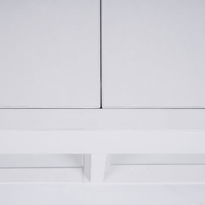 LED TV Stand High Gloss White