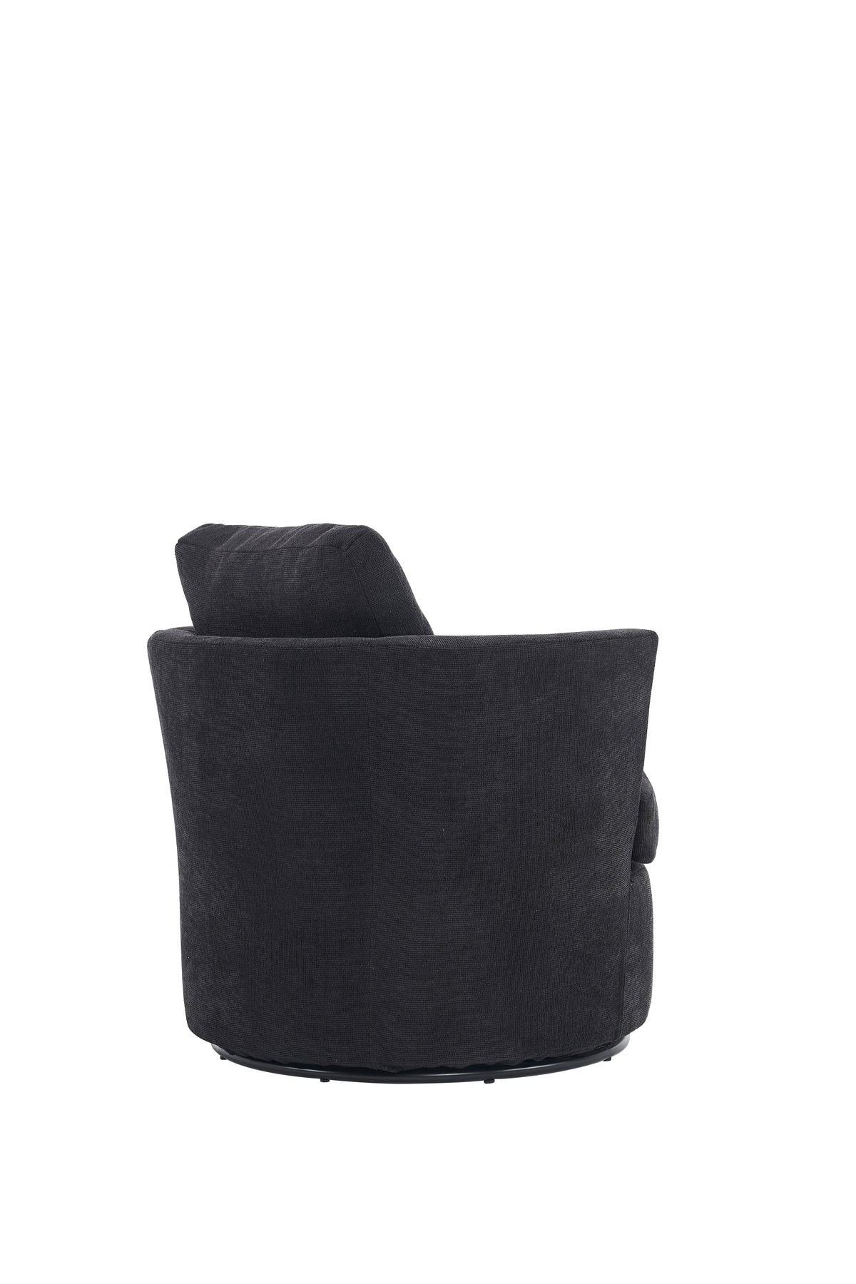 Rotating Club Chair Black