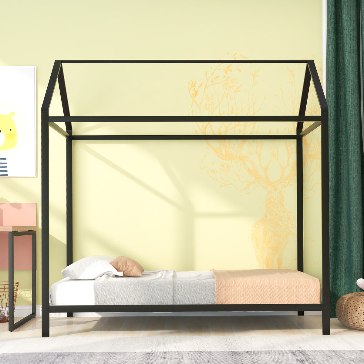 Full House Kids Bed Frame – White