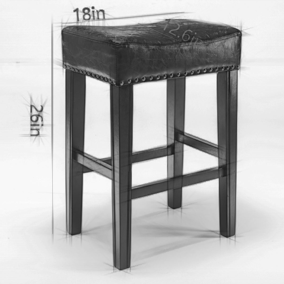 Aveline Counter Stools – Brushed Walnut