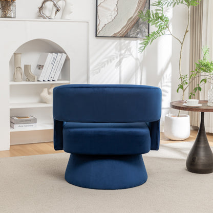 Velvet Swivel Club Chair