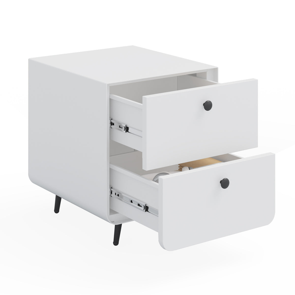 Modern Nightstand Cabinet with Storage