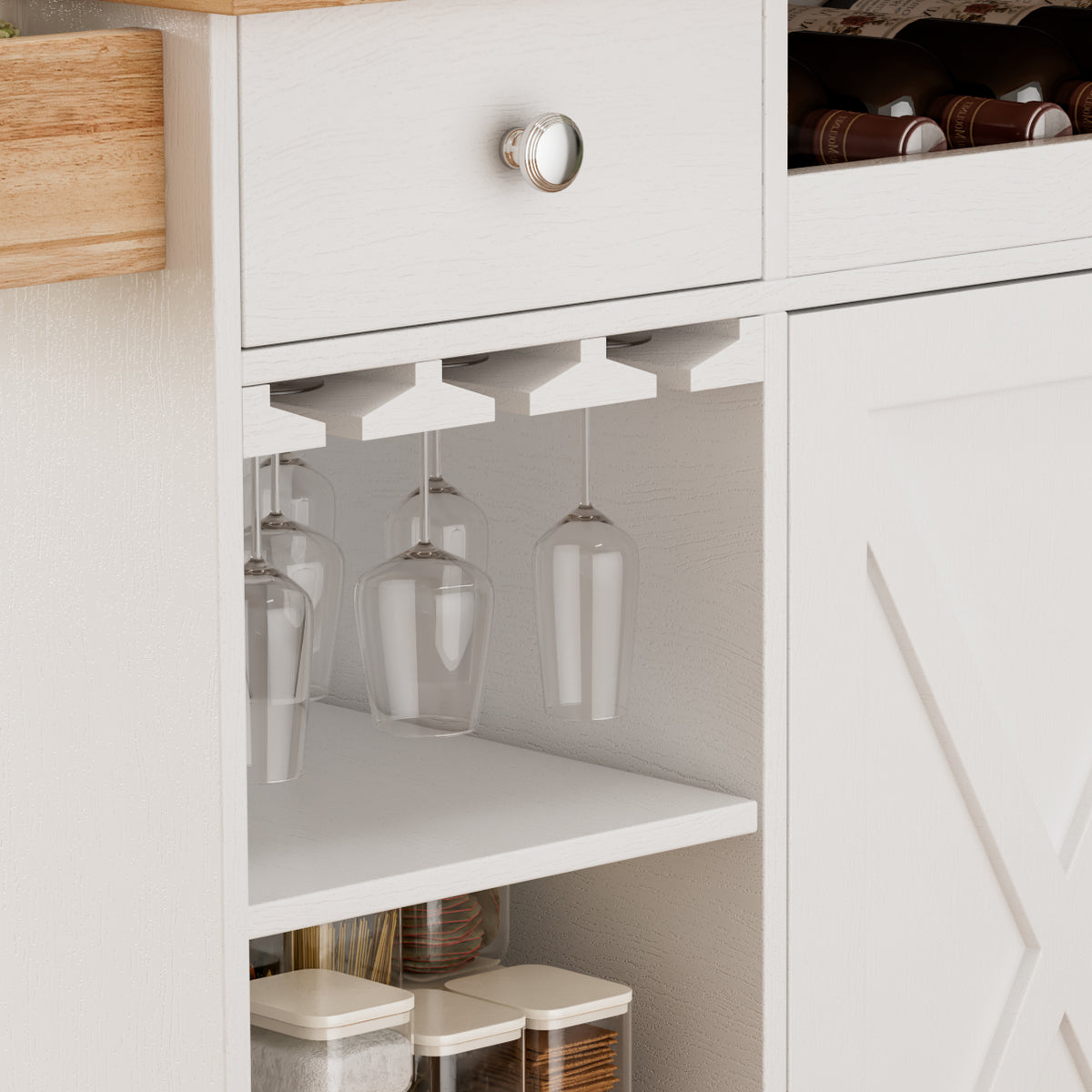 Kitchen Island Cart White Oak