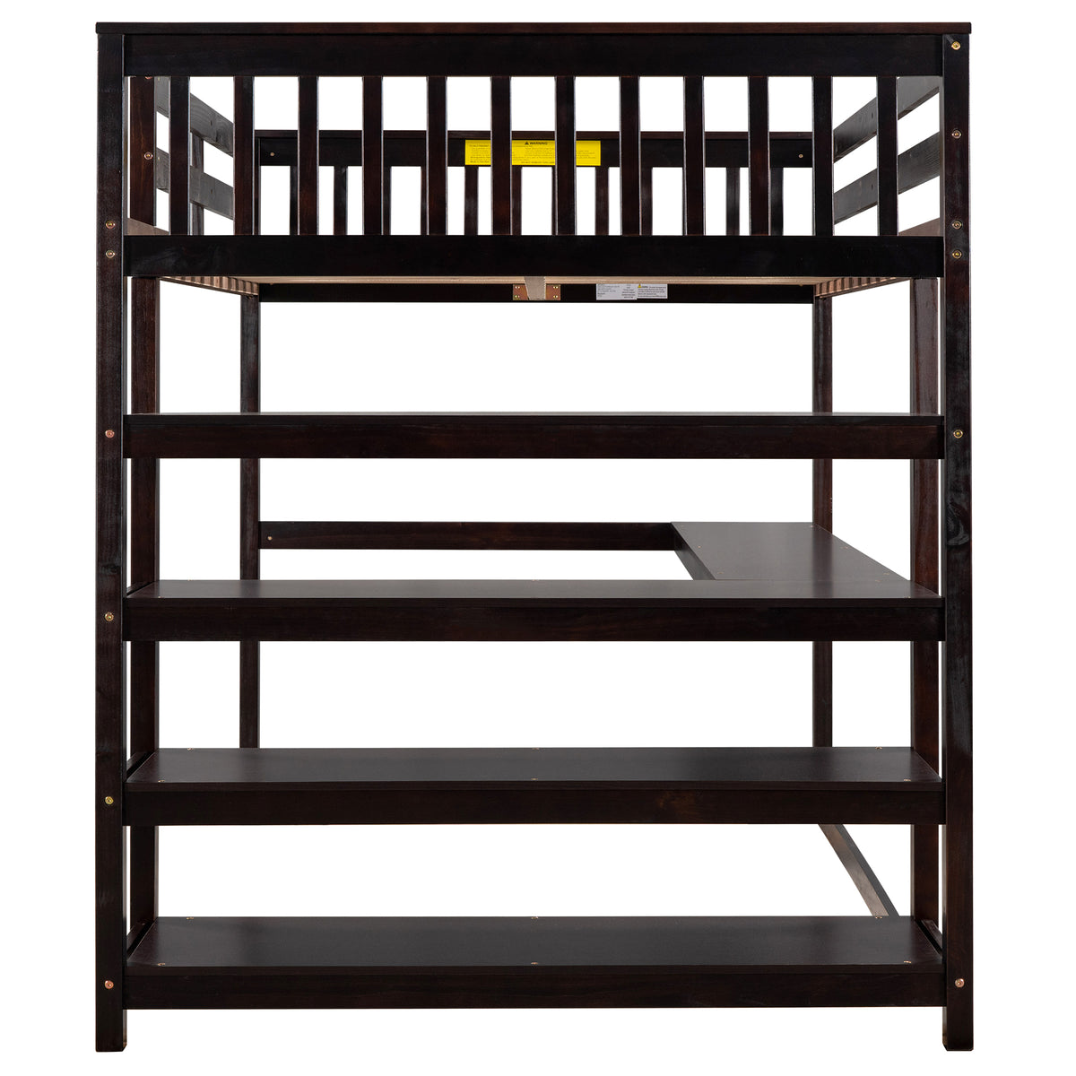 Full Loft Bed with Storage Espresso