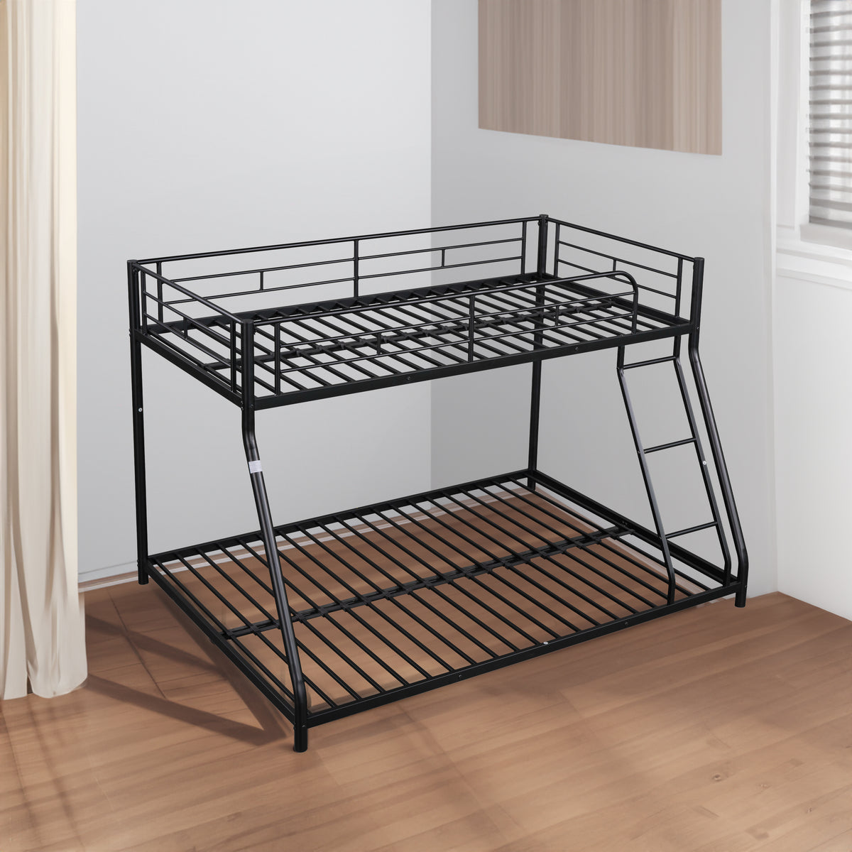 Metal Twin-Full Bunk Bed – Heavy Duty Frame