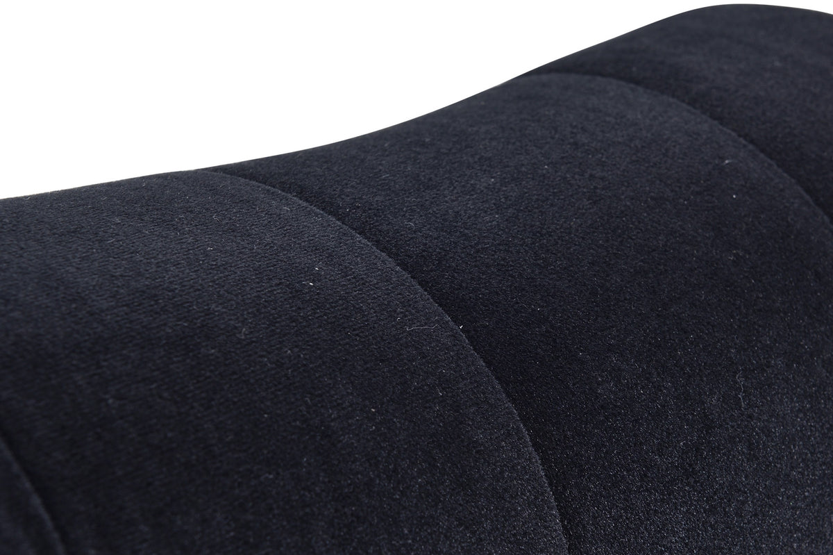 Velvet Cluster Lounge Chair Gray