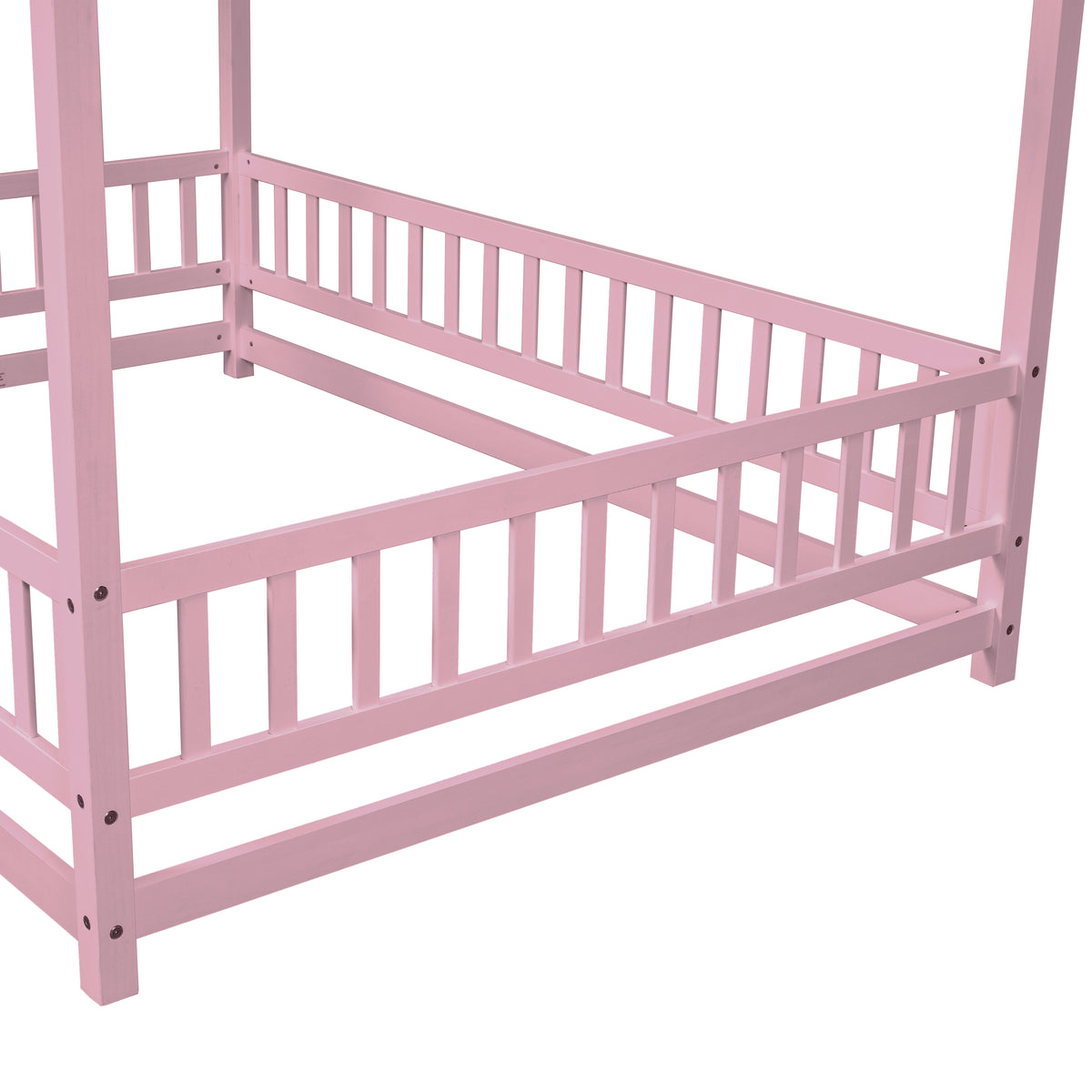 Full Floor Bed Pink