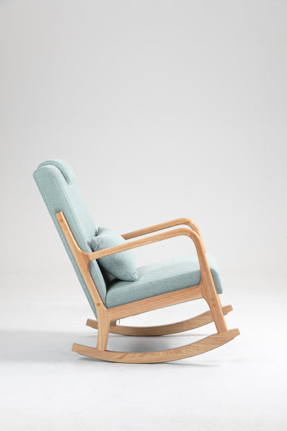 Upholstered Rocking Chair Brown