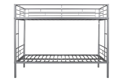Metal Bunk Bed Silver