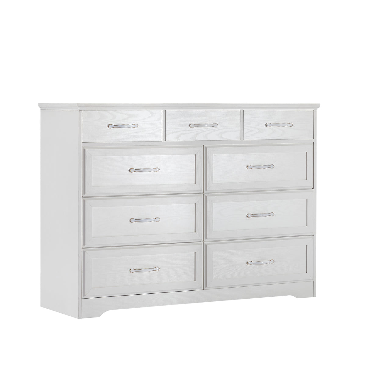 8-Drawer Bedroom Dresser – White