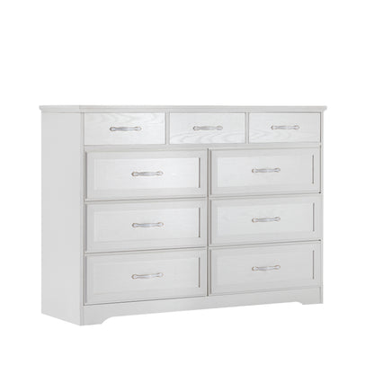 8-Drawer Bedroom Dresser – White