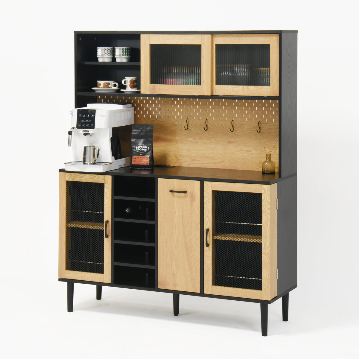 Buffet Storage Cabinet with Wine Rack