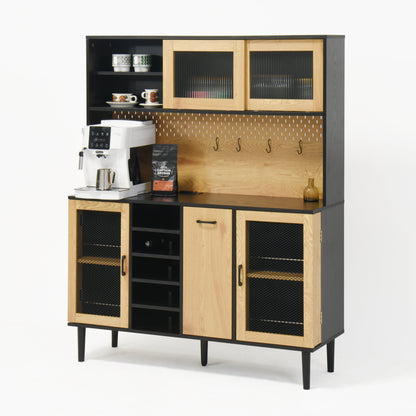 Buffet Storage Cabinet with Wine Rack